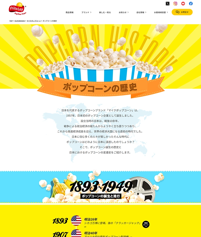 №023 ジャパンフリトレー fritolay | Webサイト100選